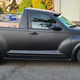 Image for article titled This Matte Black Chrysler PT Cruiser Pickup Will Haunt Your Nightmares